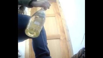 Shaved White Young Public Peeing