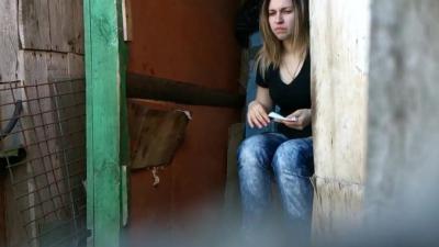 Shaved White Girl Public Peeing